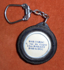 Porte clés pneu carotte tabac - porte-clés,