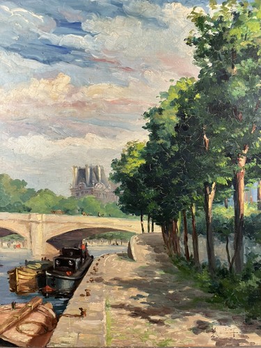 Paysage néo impressionniste - paysage, néo-impressionniste