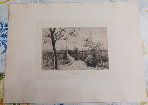 Ancienne eau forte lucien - eau,