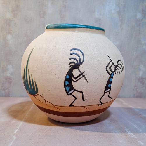 Vase boule amérindien - boule, navajo