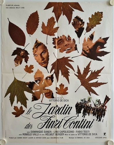 Affiche cinéma jardin des - affiche,