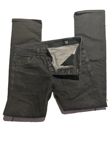 Jean noir delave pour homme - jean,