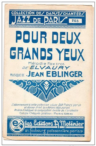 Partition editions molinier - editions,