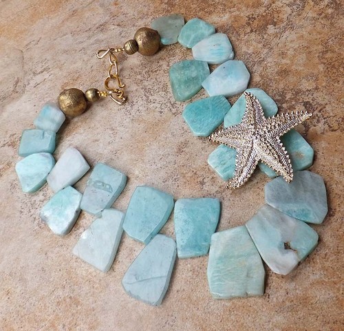 Amazonite natural stone chunky - amazonite,