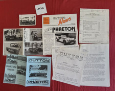 N°19714 / DUTTON 1973-1985  ensemble d'archive historique / dépliant , photos ..