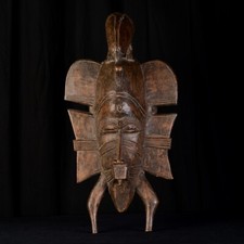 Masque  Kpélié Sénoufo en bois XXe siècle Afrique Ethnique Art Premier