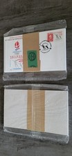 POCHETTE  COMPLETE  / 10  ENVELOPPES  JEUX  OLYMPIQUES  D HIVER A ALBERVILLE  92