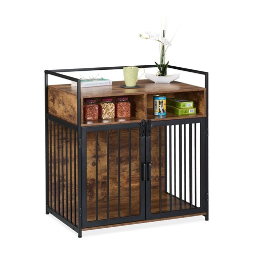 Meuble cage pour chien 2 - cage,