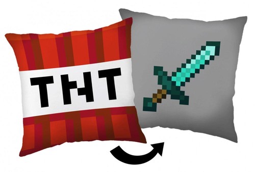 Coussin décoratif épée tnt - coussin,