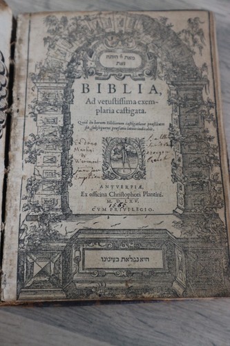 Livre ancien biblia bible - ancien,