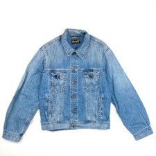Wrangler - 80's rétro vintage veste en jeans oversize - taille M