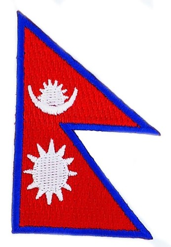 Patch écusson brodé drapeau - patch,