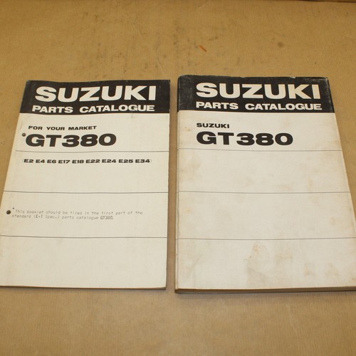 Parts list suzuki 380 1975 - parts,