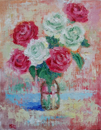 Tableau toile peinture - , à