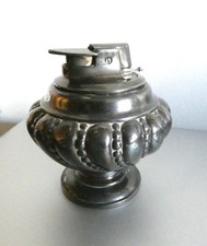 Ancien Briquet de Table Ronson métal argenté. Vintage.