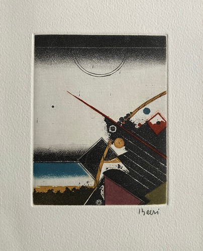 Tuvia beeri gravure originale - beeri,