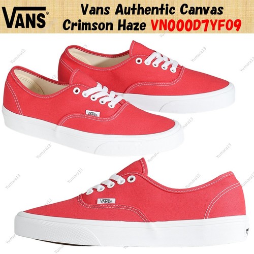 Vans authentic canvas - canvas, crimson