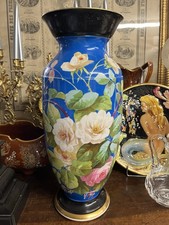 ANCIEN GRAND VASE EN PORCELAINE DE PARIS EPOQUE FIN XIXème