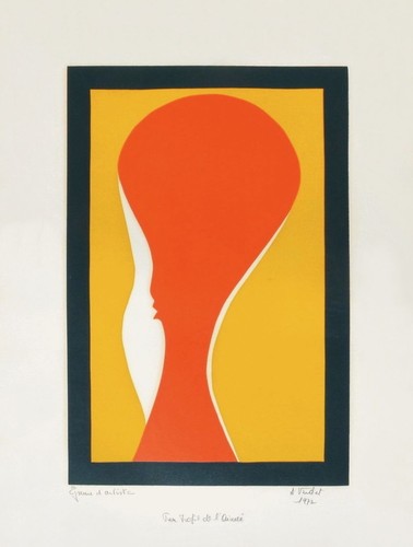André verdet gravure - verdet, signé