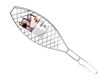 Grille Croisée Chromée Pour Poisson De 35 Cm