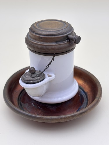 Ancien encrier pompe - encrier,