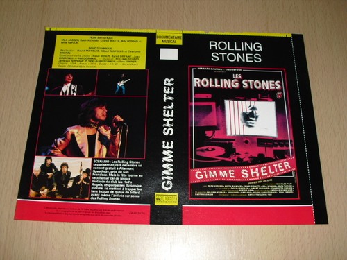 Jaquette vhs gimme shelter - jaquette,