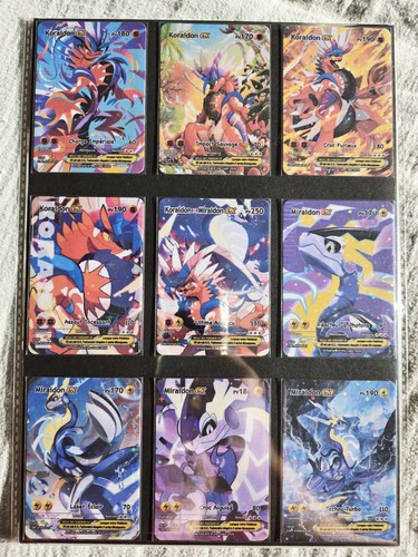 Cartes pokémon koraidon - cartes,