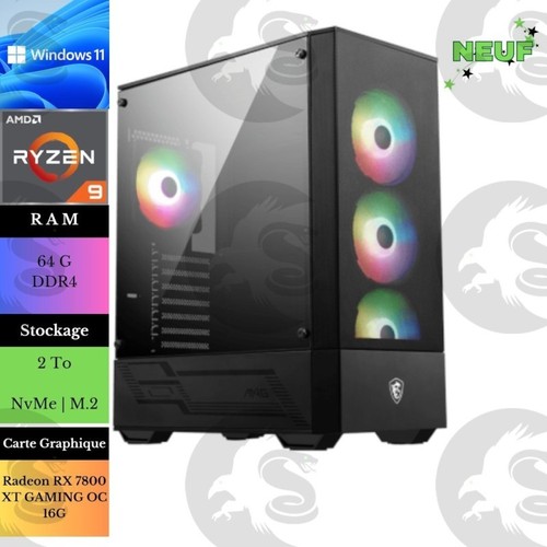 Gamer amd ryzen m - pc,