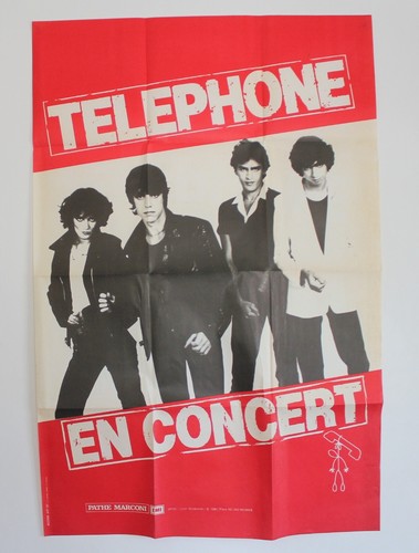 Affiche téléphone concert - téléphone,