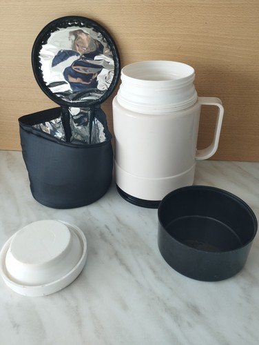 Ancien thermos beige noir 2 - ancien, 1/2