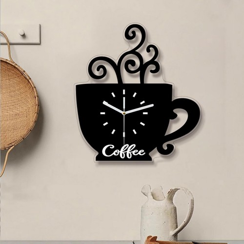 Café shape horloge - café,
