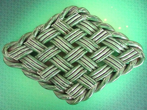 Dessous plat vert en - plat,