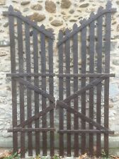 1,50m Portail Portillon Fer Forgé Ancien Château Maison de Maître Ancienne