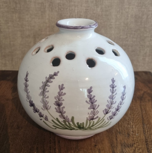 Pot pourri faïence - pot,