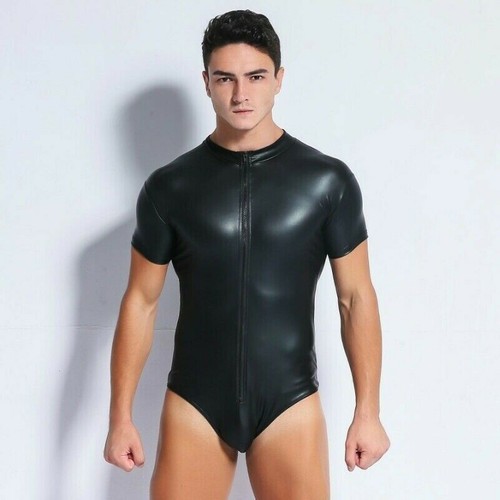 Body combinaison similicuir - body-combinaison, en