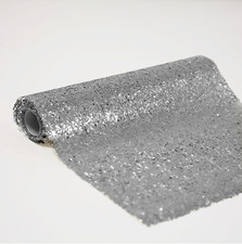 Noël Paillette Rouleau 37CM X 4.5M Doré / Argent Maison Decor Chemin de Table