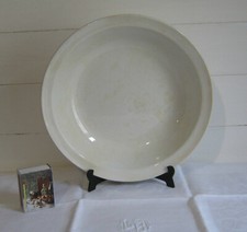 Creil Montereau plat blanc faïence service ancien vaisselle blanche N°5