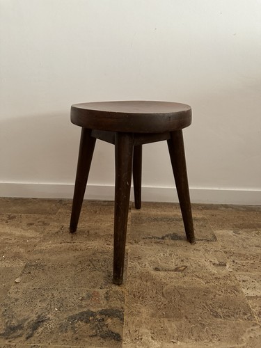 Tabouret pierre jeanneret - pierre,