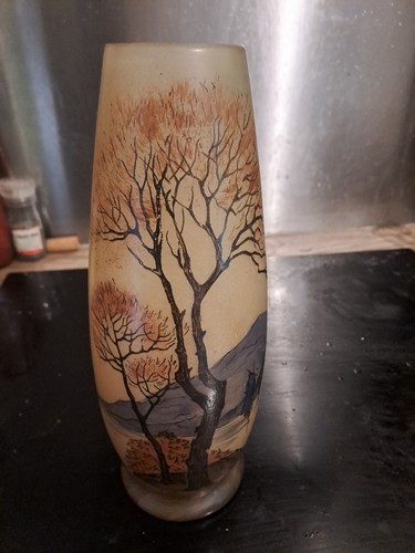 Vase signé jem art deco - art,