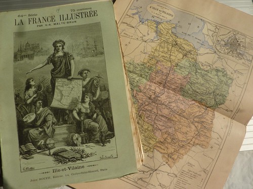 France illustrée malte brun - france,