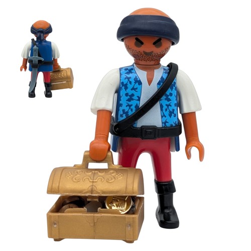 Playmobil figurine pirate bleu