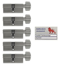 5x Cylindre à Bouton 70mm