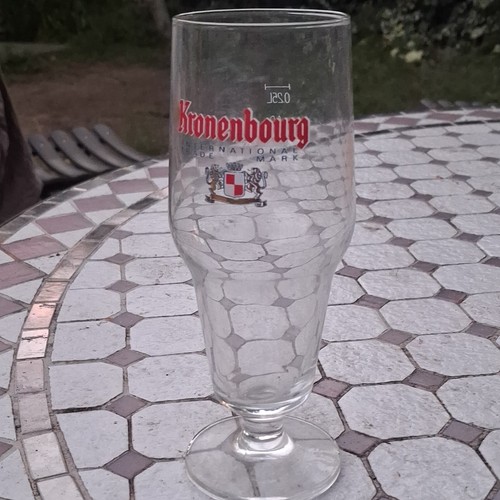 Kronenbourg verre bière - kronenbourg, à
