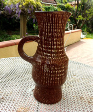 Grand pichet vase en grès