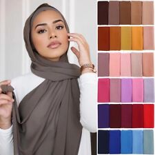 Foulard Hijab Femme Mousseline