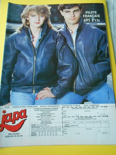 Publicité advert 1983 japa - publicité,