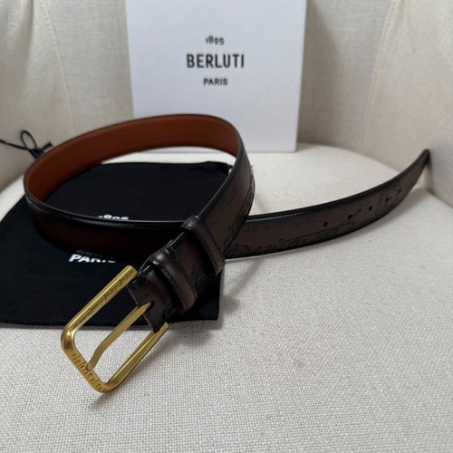 Berluti leather belt - berluti,