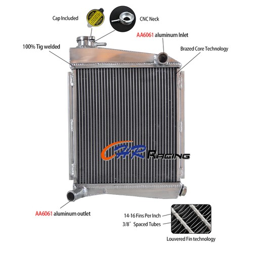 Aluminum radiator for - aluminum,