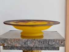 Coupe 1900 - Art Nouveau  - Pâte de verre - signée Muller Frères Lunéville - TBE