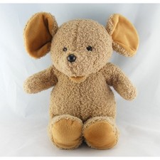 Doudou souris beige marron